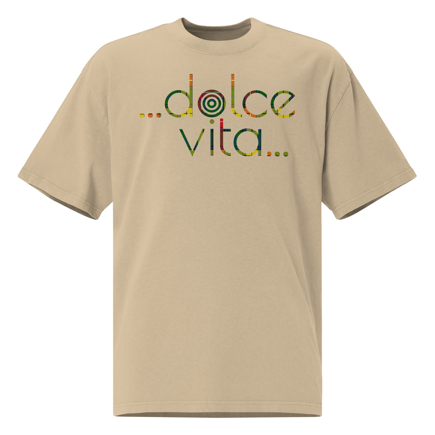 T-shirt oversize femme "DỌLCE VITA"