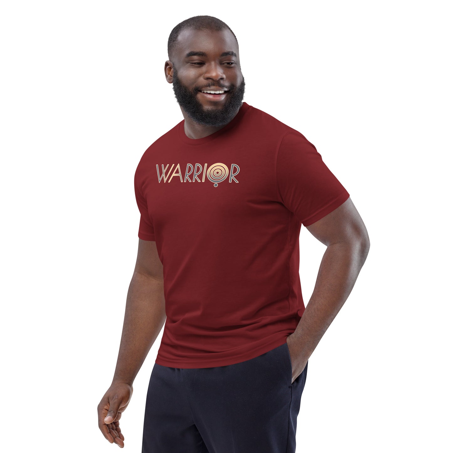 "WARRIỌR" Tee-shirt bio pour hommes